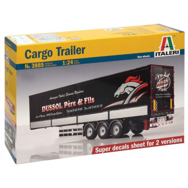 KIT PARA MONTAR ITALERI CARGO TRAILER 1/24 ITA 3885 3885S